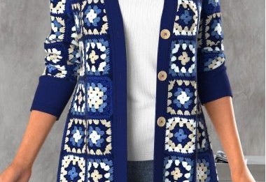 Granny Square Cardigan – Free Pattern