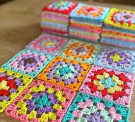 Granny Squares: How to Join and add a Border