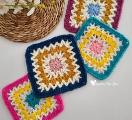 Solstice Granny Square – Free Pattern