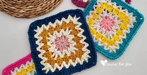 Solstice Granny Square – Free Pattern