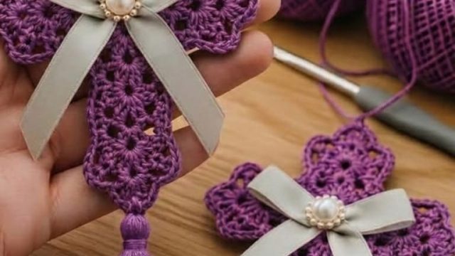 Crochet Wall Hanging Cross Pattern
