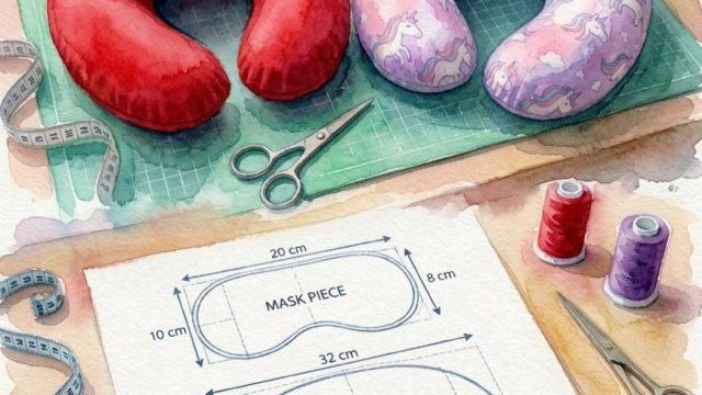 How to Make Neck Pillow – Pattern