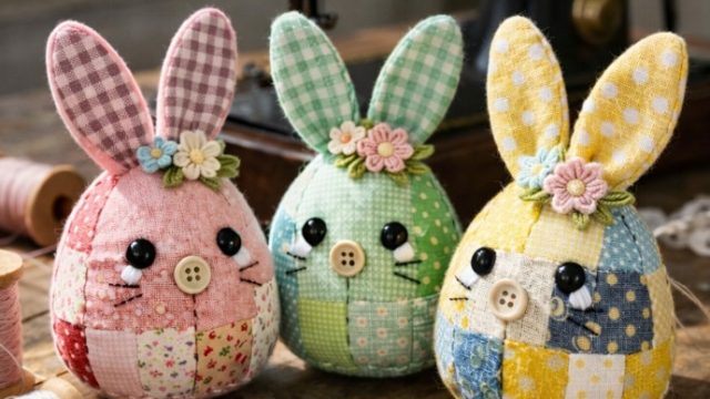 Easy Easter Sewing Projects Using Fabric Scraps