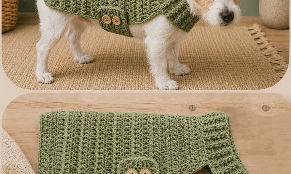 Crochet Dog Vest Pattern