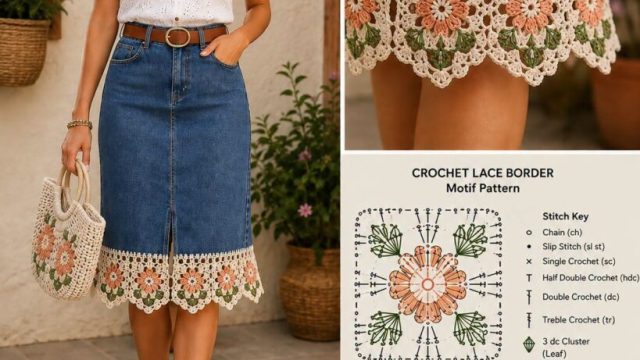 Crochet Lace Border Tutorial