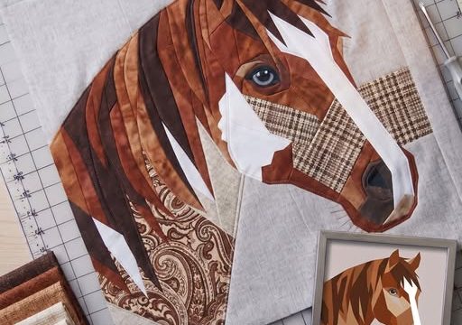 Horse Quilt Block Pattern