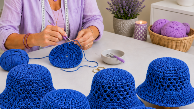 Circular Crochet Hat Pattern