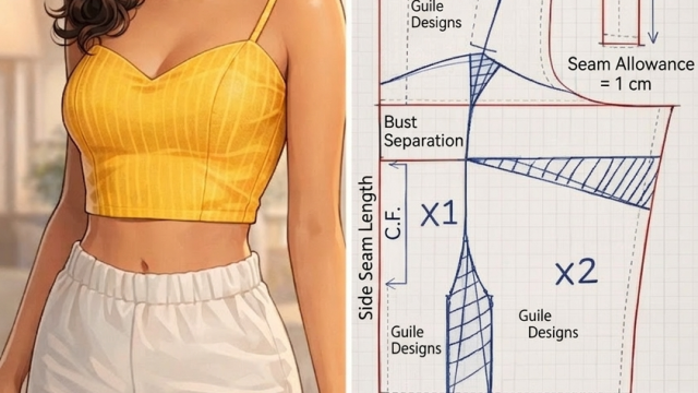 Crop Top with Straps – Tutorial