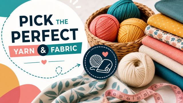 How to Pick the Perfect Yarn and Fabric for Your Next Craft