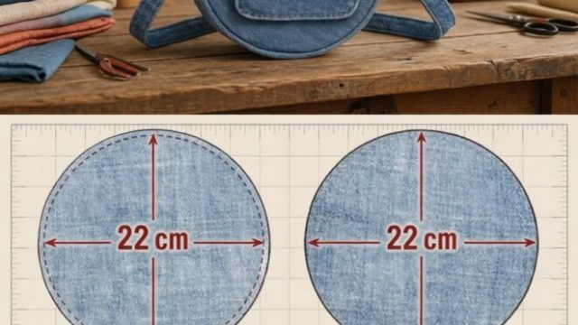 Round Denim Bag Pattern