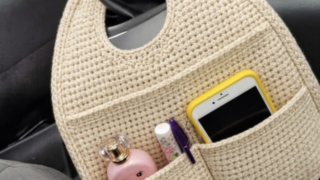 Crochet Car Organizer Tutorial